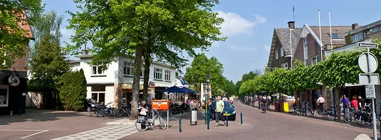Winkelstraat in het centrum van Epe